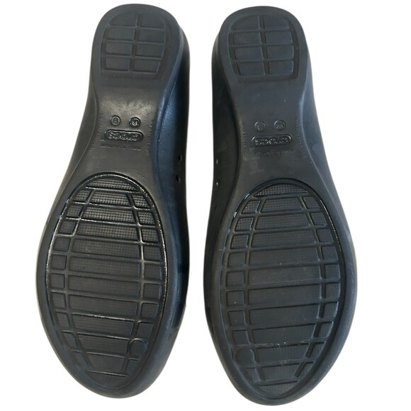 Crocs Gianna Black Ballet Flats Slip On Comfort Cap Toe Womens Size 8 - Picture 10 of 11